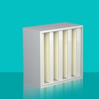 高效无隔板箱式V型过滤器