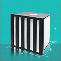 PuriCel V Separator-free V-bank HEPA Fil