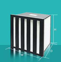 高效无隔板V型过滤器